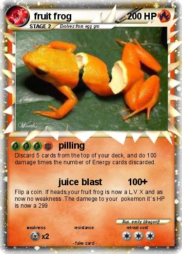 Pokemon fruit frog