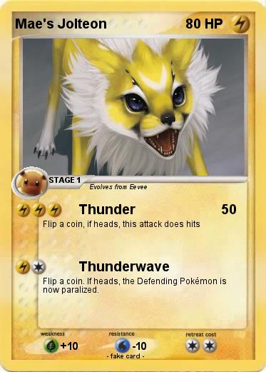 Pokemon Mae's Jolteon
