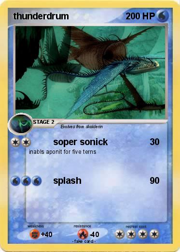 Pokemon thunderdrum