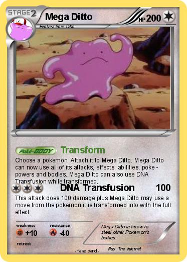 Pokemon Mega Ditto