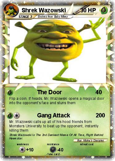 Pokemon Shrek Wazowski