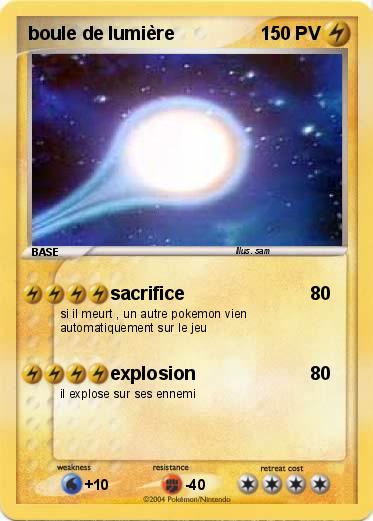 Pokemon boule de lumière