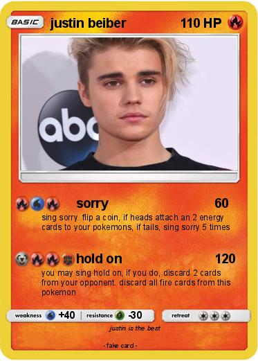 Pokemon justin beiber