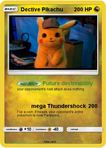 Pokemon Dective Pikachu