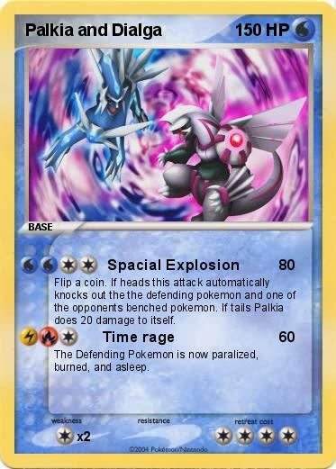 Pokemon Palkia and Dialga 