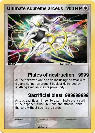 Pokemon Ultimate supreme arceus