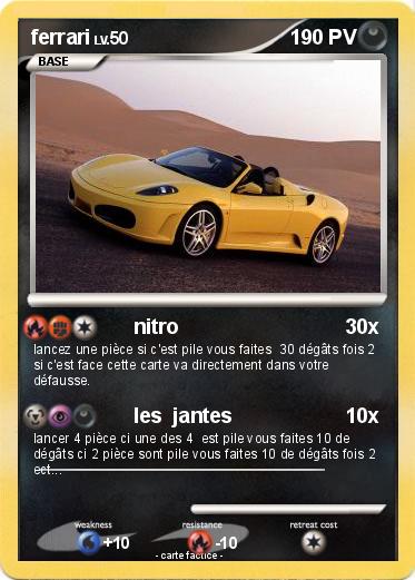 Pokemon ferrari