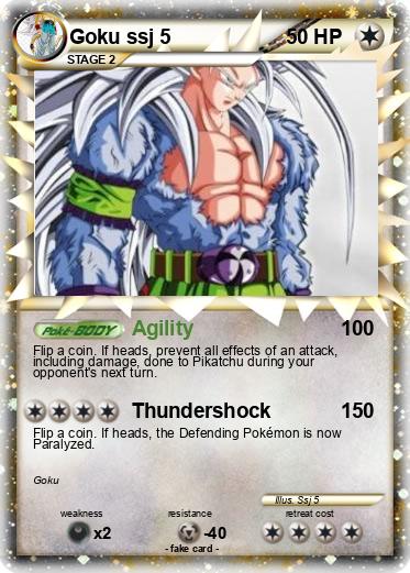 Pokemon Goku ssj 5