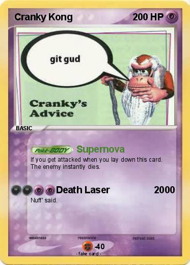 Pokemon Cranky Kong