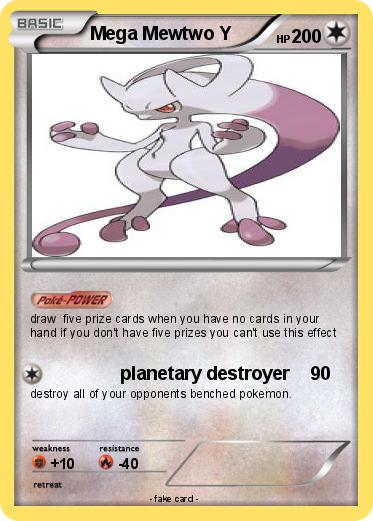 Pokemon Mega Mewtwo Y