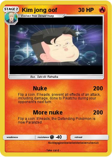 Pokemon Kim jong oof