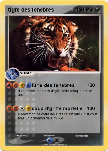 Pokemon tigre des tenebres