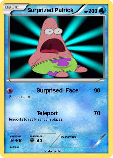 Pokemon Surprized Patrick