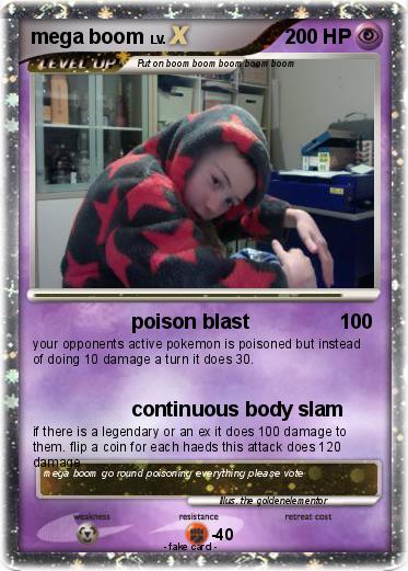 Pokemon mega boom