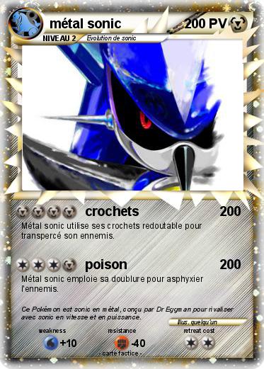 Pokemon métal sonic