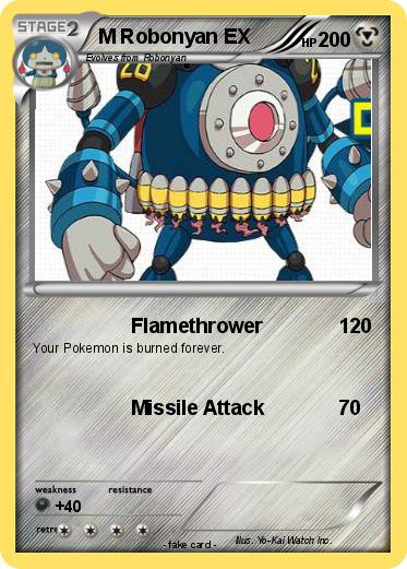 Pokemon M Robonyan EX