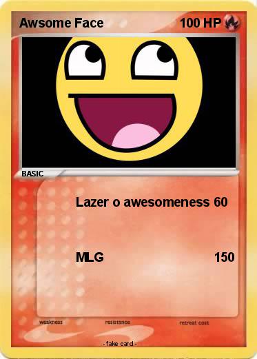 Pokemon Awsome Face