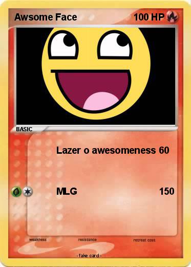 Pokemon Awsome Face