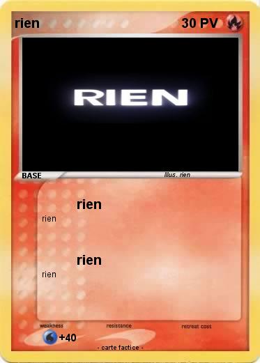 Pokemon rien