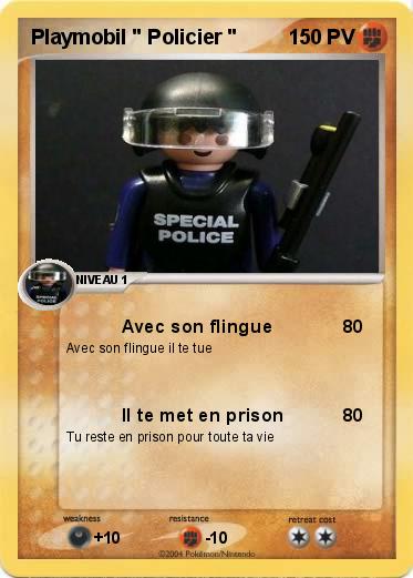 Pokemon Playmobil " Policier "