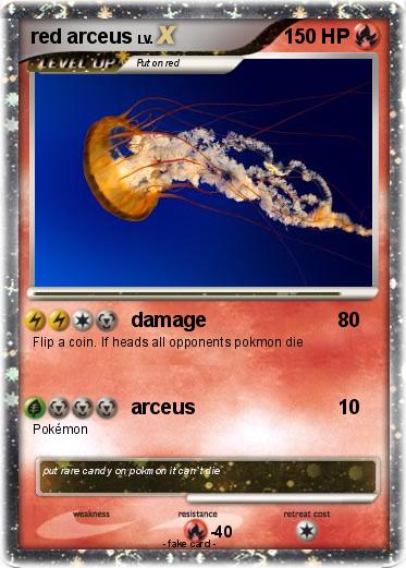 Pokemon red arceus