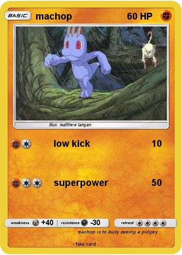 Pokemon machop