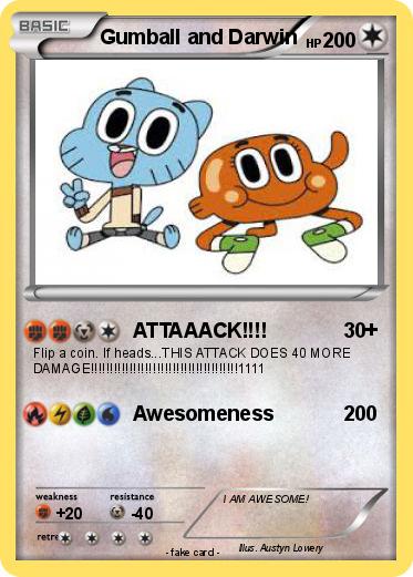 Pokemon Gumball and Darwin