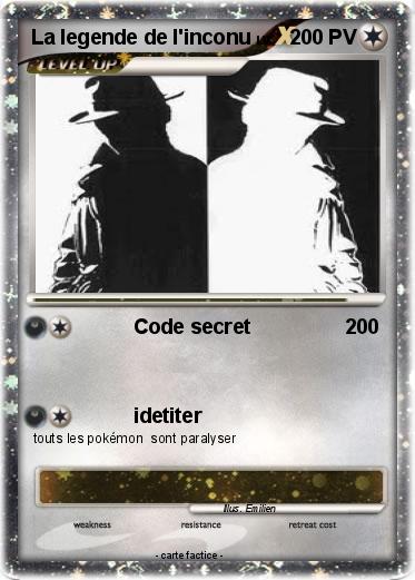 Pokemon La legende de l'inconu
