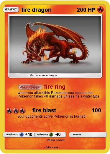 Pokemon fire dragon