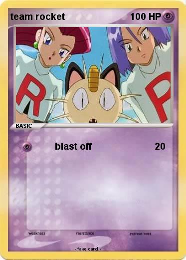 Pokemon team rocket
