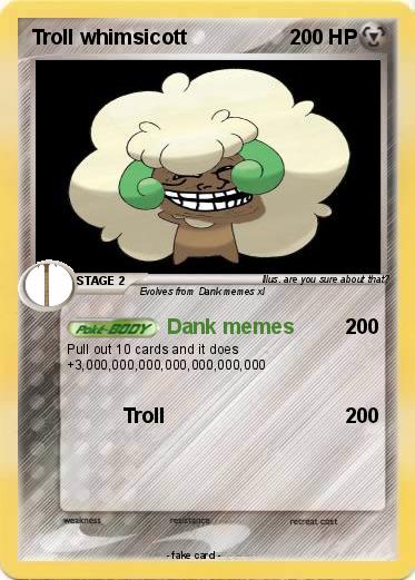 Pokemon Troll whimsicott