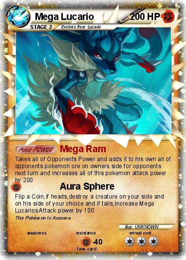 Pokemon Mega Lucario