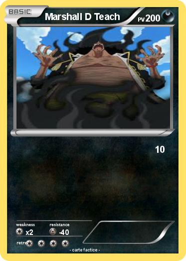 Pokemon Marshall D Teach