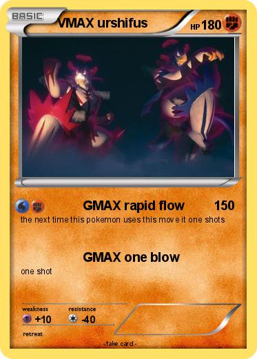 Pokemon VMAX urshifus