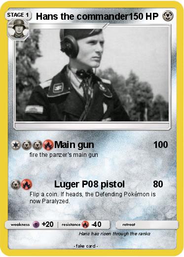 Pokemon Hans the commander