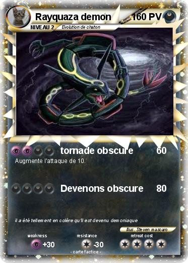 Pokemon Rayquaza demon