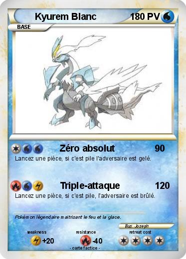Pokemon Kyurem Blanc