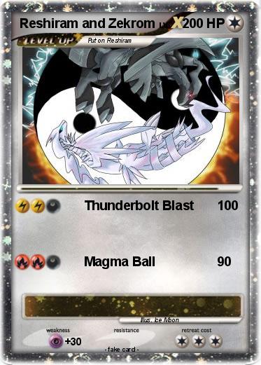Pokemon Reshiram and Zekrom