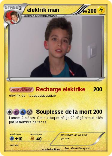 Pokemon elektrik man