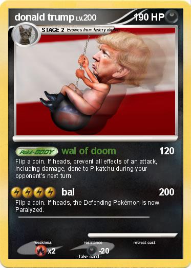 Pokemon donald trump