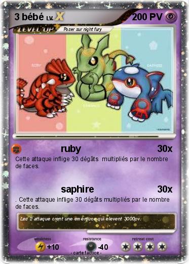 Pokemon 3 bébé