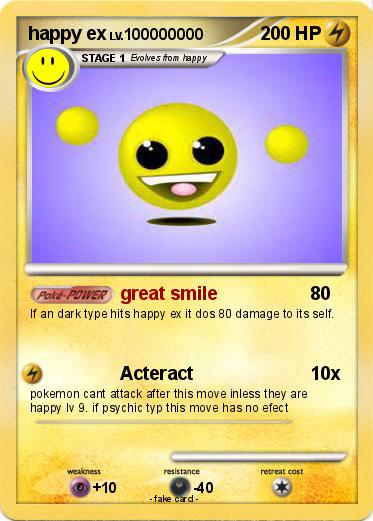 Pokemon happy ex