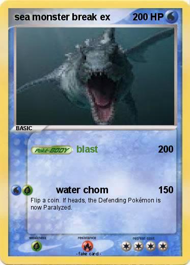 Pokemon sea monster break ex