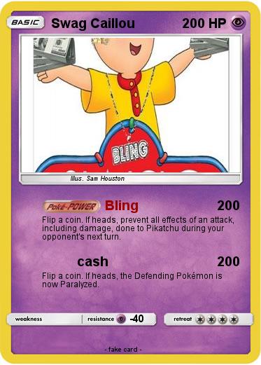 Pokemon Swag Caillou