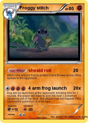 Pokemon Froggy stitch