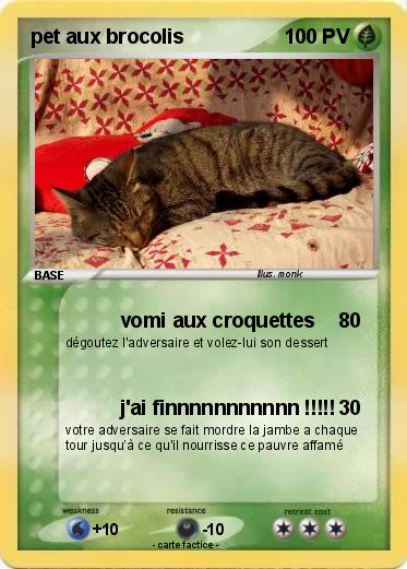 Pokemon pet aux brocolis