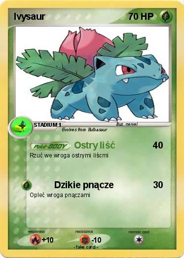 Pokemon Ivysaur