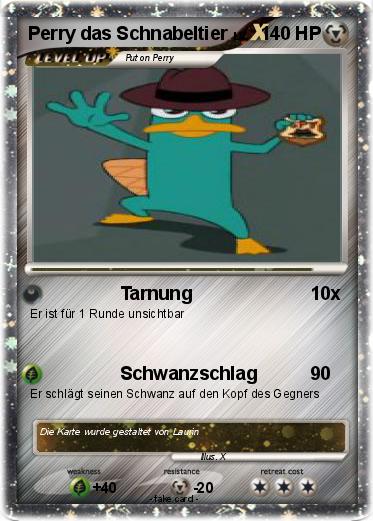Pokemon Perry das Schnabeltier