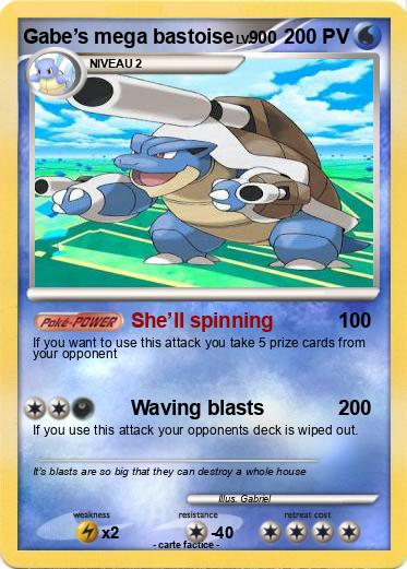 Pokemon Gabe’s mega bastoise