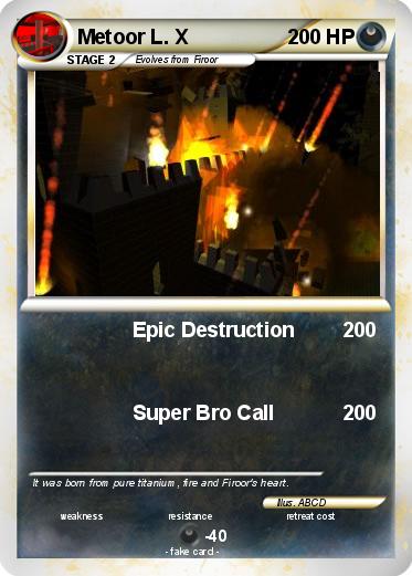 Pokemon Metoor L. X